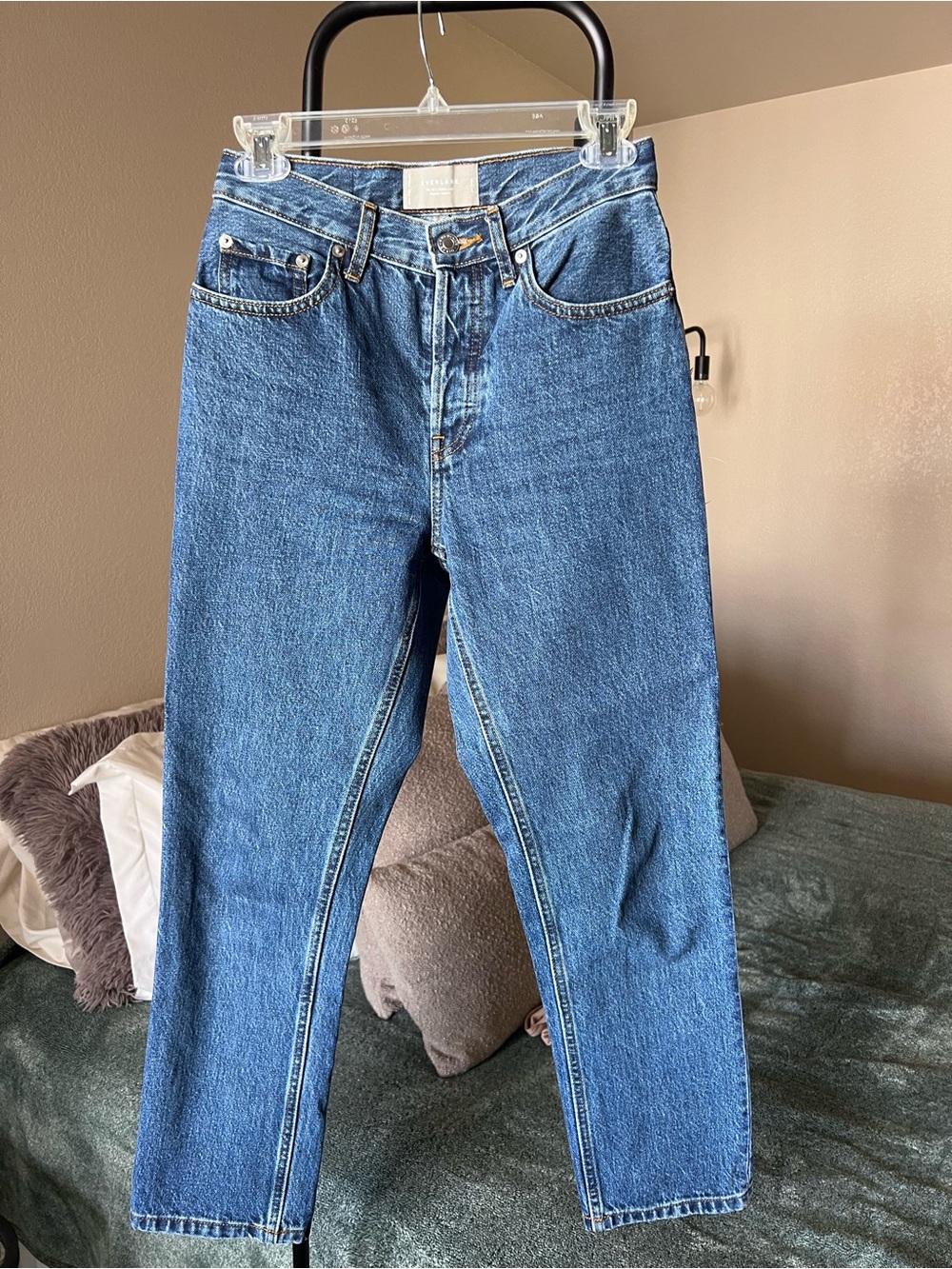 Everlane Mid-Blue Cropped Women's Jeans